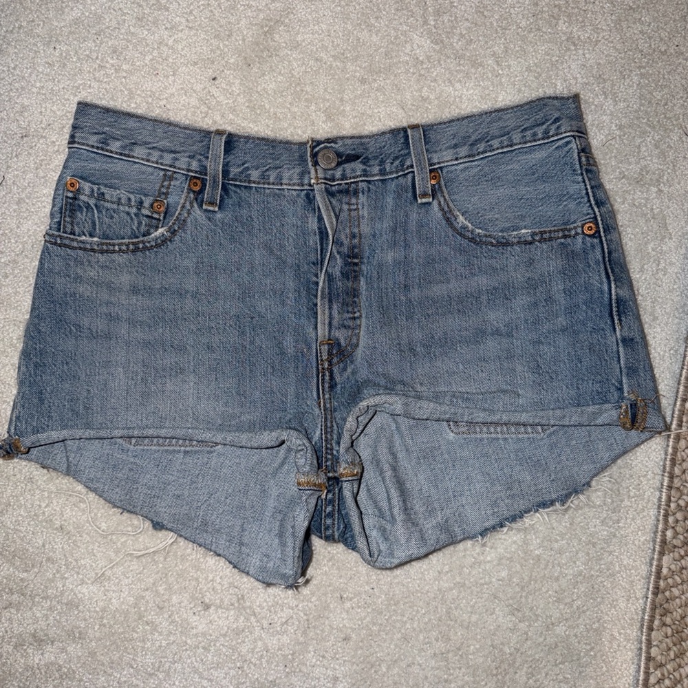 Levi's Mid Rise Jean Shorts for Women
